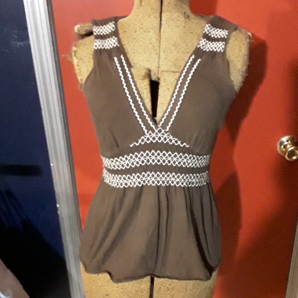 Banana Republic Tops - Banana Republic brown tank top approx. Size XXS